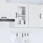 Armario pared cocina puerta de cristal Kalmar blanca de , Armarios de cocina - Ref: Foro24-853527, Precio: 56,93 €, Descuento: %