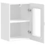 Armario pared cocina puerta de cristal Kalmar blanca de , Armarios de cocina - Ref: Foro24-853527, Precio: 56,93 €, Descuento: %