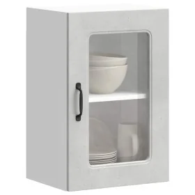 Armario pared cocina puerta de cristal Kalmar gris hormigón von , Küchenschränke - Ref: Foro24-853531, Preis: 56,60 €, Rabatt: %