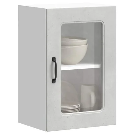 Armario pared cocina puerta de cristal Kalmar gris hormigón de , Armarios de cocina - Ref: Foro24-853531, Precio: 56,60 €, De...
