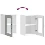 Armario pared cocina puerta de cristal Kalmar gris hormigón de , Armarios de cocina - Ref: Foro24-853531, Precio: 56,60 €, De...