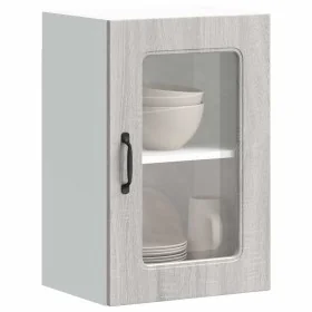 Armario pared cocina puerta de cristal Kalmar sonoma gris von , Küchenschränke - Ref: Foro24-853533, Preis: 57,86 €, Rabatt: %