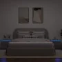 Mesitas de noche de pared con luces LED 2 unidades gris Sonoma von , TV-Möbel - Ref: Foro24-860222, Preis: 94,57 €, Rabatt: %