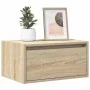Mesita de noche de pared con luces LED roble Sonoma von , TV-Möbel - Ref: Foro24-860215, Preis: 54,39 €, Rabatt: %