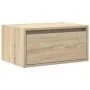Mesita de noche de pared con luces LED roble Sonoma von , TV-Möbel - Ref: Foro24-860215, Preis: 54,39 €, Rabatt: %