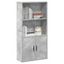 Estantería de madera de ingeniería gris hormigón 60x24x120 cm von , Bücherregale und Regale - Ref: Foro24-860421, Preis: 68,4...