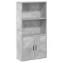 Estantería de madera de ingeniería gris hormigón 60x24x120 cm von , Bücherregale und Regale - Ref: Foro24-860421, Preis: 68,4...