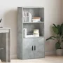 Estantería de madera de ingeniería gris hormigón 60x24x120 cm von , Bücherregale und Regale - Ref: Foro24-860421, Preis: 68,4...