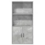 Estantería de madera de ingeniería gris hormigón 60x24x120 cm von , Bücherregale und Regale - Ref: Foro24-860421, Preis: 68,4...
