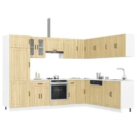 Mueble cocina Lucca roble sonoma 14 pzas madera contrachapada von , Küchenschränke - Ref: Foro24-3314984, Preis: 989,96 €, Ra...