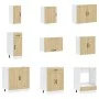 Mueble cocina Lucca roble sonoma 14 pzas madera contrachapada von , Küchenschränke - Ref: Foro24-3314984, Preis: 989,96 €, Ra...