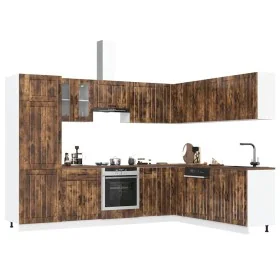 Mueble cocina Lucca roble ahumado 14 pzas madera contrachapada von , Küchenschränke - Ref: Foro24-3314986, Preis: 1,00 €, Rab...