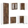 Mueble cocina Lucca roble ahumado 14 pzas madera contrachapada von , Küchenschränke - Ref: Foro24-3314986, Preis: 1,00 €, Rab...