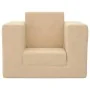Sofá cama infantil felpa suave color crema by , Baby and Toddler Furniture - Ref: Foro24-4104805, Price: 36,86 €, Discount: %