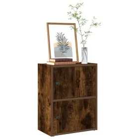 Estantería de madera de ingeniería roble ahumado 40x24x52 cm by , Bookcases and shelves - Ref: Foro24-860359, Price: 39,33 €,...
