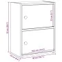 Estantería de madera de ingeniería roble ahumado 40x24x52 cm von , Bücherregale und Regale - Ref: Foro24-860359, Preis: 39,31...
