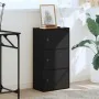 Librería de madera contrachapada roble negro 40x24x77 cm de , Librerías y estanterías - Ref: Foro24-860365, Precio: 53,62 €, ...