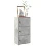 Estantería de madera de ingeniería gris hormigón 40x24x77 cm by , Bookcases and shelves - Ref: Foro24-860367, Price: 52,82 €,...