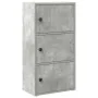 Estantería de madera de ingeniería gris hormigón 40x24x77 cm by , Bookcases and shelves - Ref: Foro24-860367, Price: 52,82 €,...