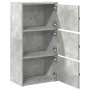 Estantería de madera de ingeniería gris hormigón 40x24x77 cm by , Bookcases and shelves - Ref: Foro24-860367, Price: 52,82 €,...