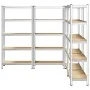 Estantes de almacenamiento de 5 capas 4 uds by , Industrial shelving - Ref: Foro24-3307591, Price: 153,39 €, Discount: %