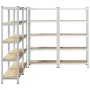 Estantes de almacenamiento de 5 capas 4 uds by , Industrial shelving - Ref: Foro24-3307591, Price: 153,39 €, Discount: %