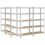 Estantes de almacenamiento de 5 capas 4 uds by , Industrial shelving - Ref: Foro24-3307591, Price: 153,39 €, Discount: %