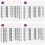 Estantes de almacenamiento de 5 capas 4 uds by , Industrial shelving - Ref: Foro24-3307591, Price: 153,39 €, Discount: %