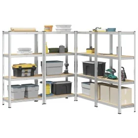 Estantes de almacenamiento de 4 capas 4 uds by , Industrial shelving - Ref: Foro24-3307579, Price: 114,82 €, Discount: %