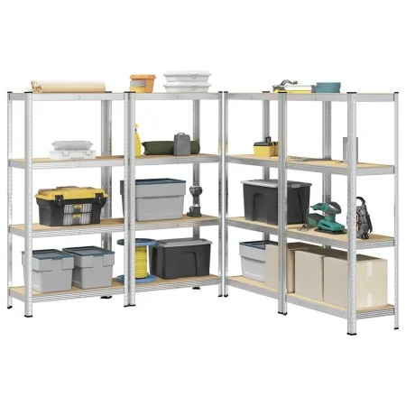 Estantes de almacenamiento de 4 capas 4 uds by , Industrial shelving - Ref: Foro24-3307579, Price: 114,82 €, Discount: %
