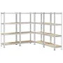 Estantes de almacenamiento de 4 capas 4 uds by , Industrial shelving - Ref: Foro24-3307579, Price: 114,82 €, Discount: %