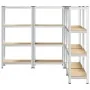 Estantes de almacenamiento de 4 capas 4 uds by , Industrial shelving - Ref: Foro24-3307579, Price: 114,82 €, Discount: %