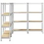 Estantes de almacenamiento de 4 capas 4 uds by , Industrial shelving - Ref: Foro24-3307579, Price: 114,82 €, Discount: %
