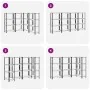 Estantes de almacenamiento de 4 capas 4 uds by , Industrial shelving - Ref: Foro24-3307579, Price: 114,82 €, Discount: %