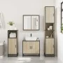 Set de muebles de baño 2 pzas madera contrachapada roble Sonoma by , Bathroom furniture - Ref: Foro24-3300886, Price: 142,16 ...