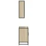 Set de muebles de baño 2 pzas madera contrachapada roble Sonoma by , Bathroom furniture - Ref: Foro24-3300886, Price: 142,16 ...