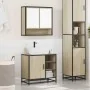 Set de muebles de baño 2 pzas madera contrachapada roble Sonoma von , Badezimmermöbel - Ref: Foro24-3300936, Preis: 149,58 €,...