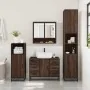Set de muebles baño 2 pzas madera contrachapada marrón roble von , Badezimmermöbel - Ref: Foro24-3300934, Preis: 191,91 €, Ra...