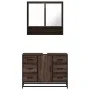 Set de muebles baño 2 pzas madera contrachapada marrón roble von , Badezimmermöbel - Ref: Foro24-3300934, Preis: 191,91 €, Ra...