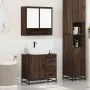 Set de muebles baño 2 pzas madera contrachapada marrón roble von , Badezimmermöbel - Ref: Foro24-3300929, Preis: 163,65 €, Ra...