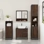 Set de muebles baño 2 pzas madera contrachapada marrón roble von , Badezimmermöbel - Ref: Foro24-3300929, Preis: 163,65 €, Ra...