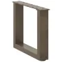 Patas de mesa centro forma U 2uds acero natural 40x(30-31) cm de , Patas para mesas - Ref: Foro24-4013135, Precio: 48,40 €, D...