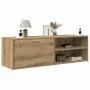 Mueble de TV madera de ingeniería roble artesanal 120x34x37 cm de , Muebles TV - Ref: Foro24-855973, Precio: 75,69 €, Descuen...