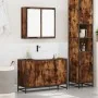 Set de muebles baño 2 pzas madera contrachapada roble ahumado von , Badezimmermöbel - Ref: Foro24-3300892, Preis: 159,05 €, R...