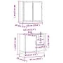 Set de muebles baño 2 pzas madera contrachapada marrón roble von , Badezimmermöbel - Ref: Foro24-3300899, Preis: 156,49 €, Ra...