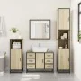 Set de muebles de baño 2 pzas madera contrachapada roble Sonoma de , Muebles de baño - Ref: Foro24-3300901, Precio: 192,50 €,...
