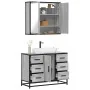 Set de muebles de baño 2 pzas madera contrachapada gris sonoma von , Badezimmermöbel - Ref: Foro24-3300903, Preis: 206,74 €, ...