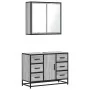Set de muebles de baño 2 pzas madera contrachapada gris sonoma von , Badezimmermöbel - Ref: Foro24-3300903, Preis: 206,74 €, ...