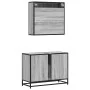 Set de muebles de baño 2 pzas madera contrachapada gris sonoma von , Badezimmermöbel - Ref: Foro24-3300903, Preis: 206,74 €, ...