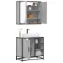 Set de muebles de baño 2 pzas madera contrachapada gris sonoma de , Muebles de baño - Ref: Foro24-3300908, Precio: 155,50 €, ...